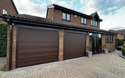 Brown Garage Door Colour Matching in Derby