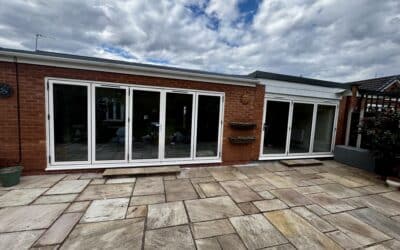 Bi-Fold Door Spraying in Wolverhampton