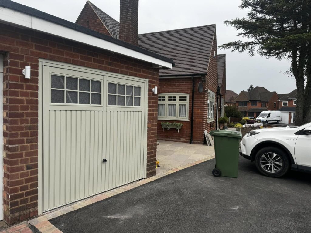 Sprayed Garage and Windows