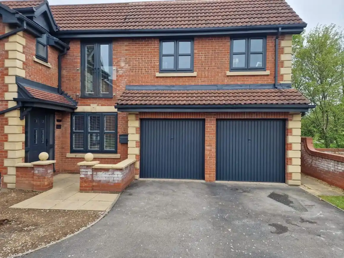 upvc garage spraying