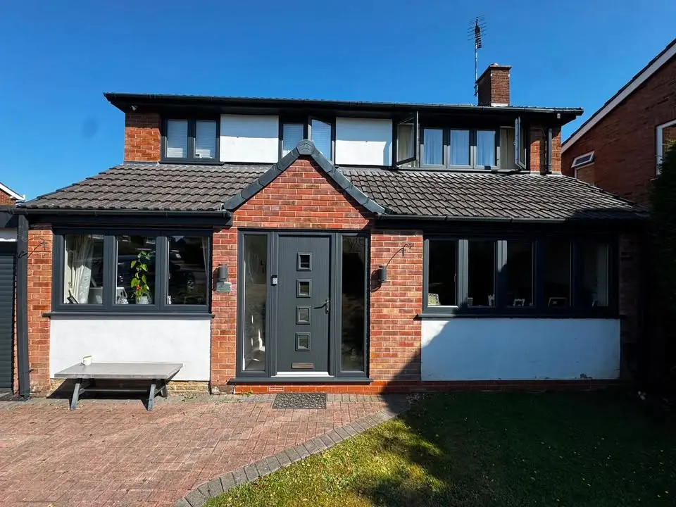 house after spraying